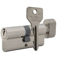Циліндр CISA C2000 100T (50*50T) нікель матовий 3 ключі